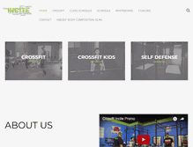 Tablet Screenshot of crossfitincite.com